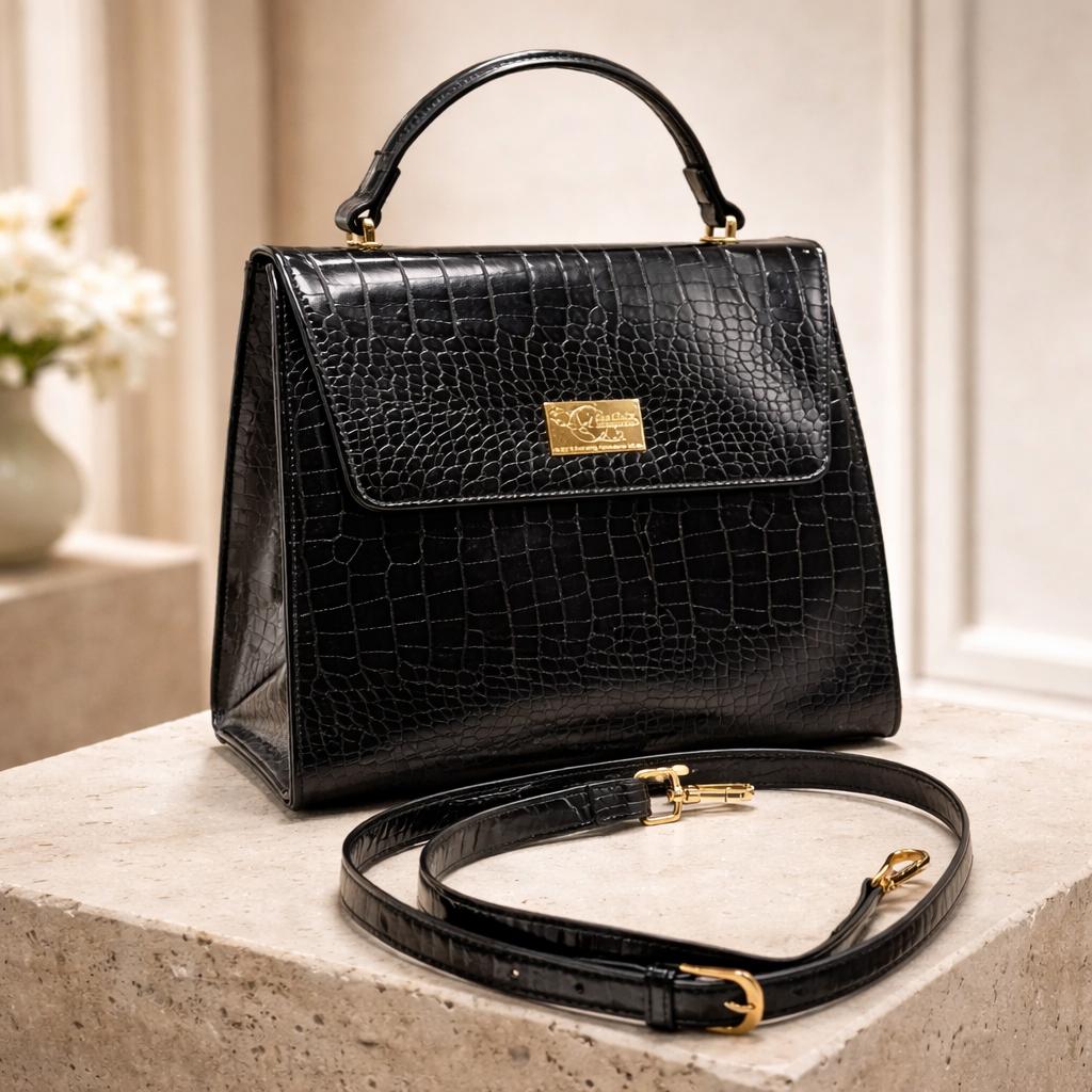 Lady Bag with Glass Bento Box Insert