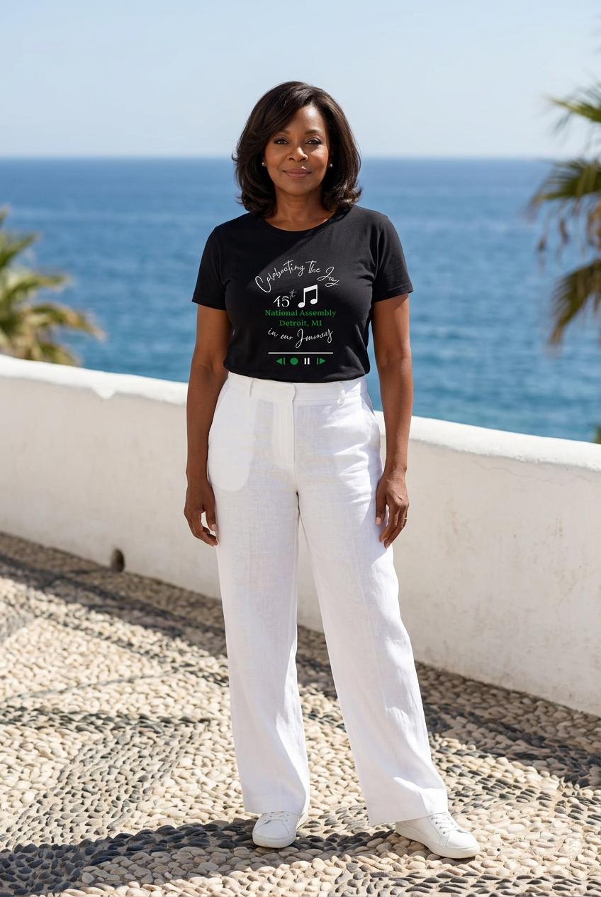NEW! ONLINE ONLY - 45th National Assembly T-Shirt – “Celebrating the Joy in our Journey”