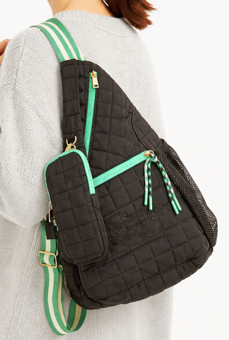 Quilted Sling Backpack           2 colors