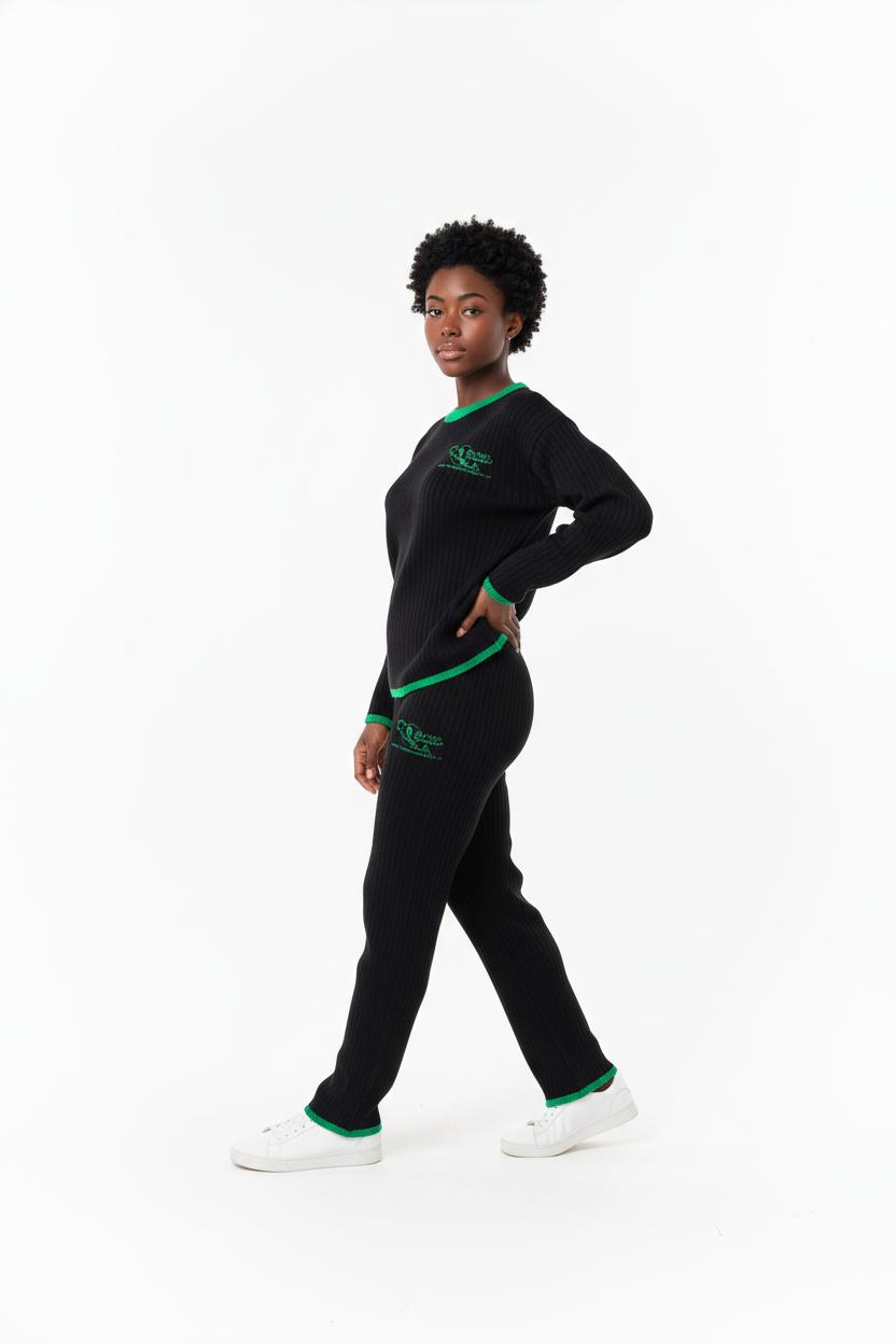 Cotton Sweater Set    2 Colors