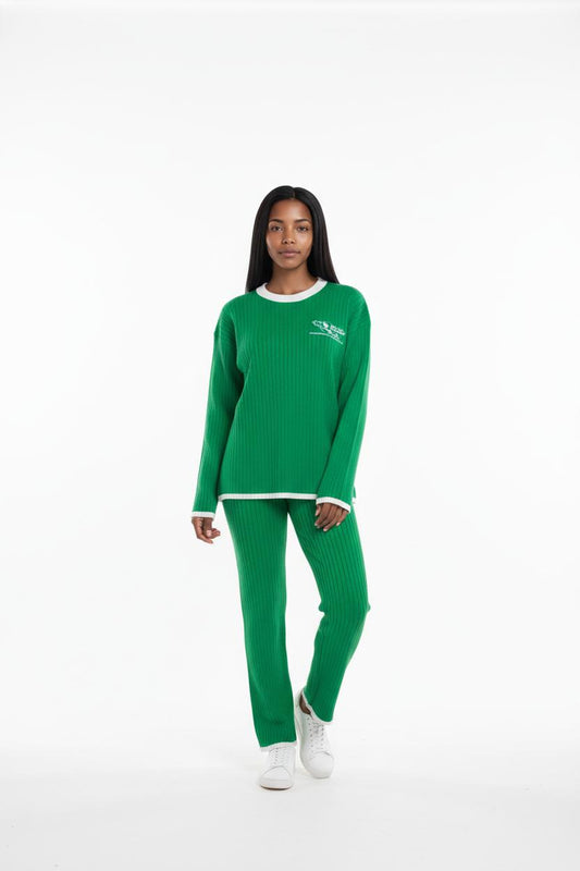 Cotton Sweater Set    2 Colors