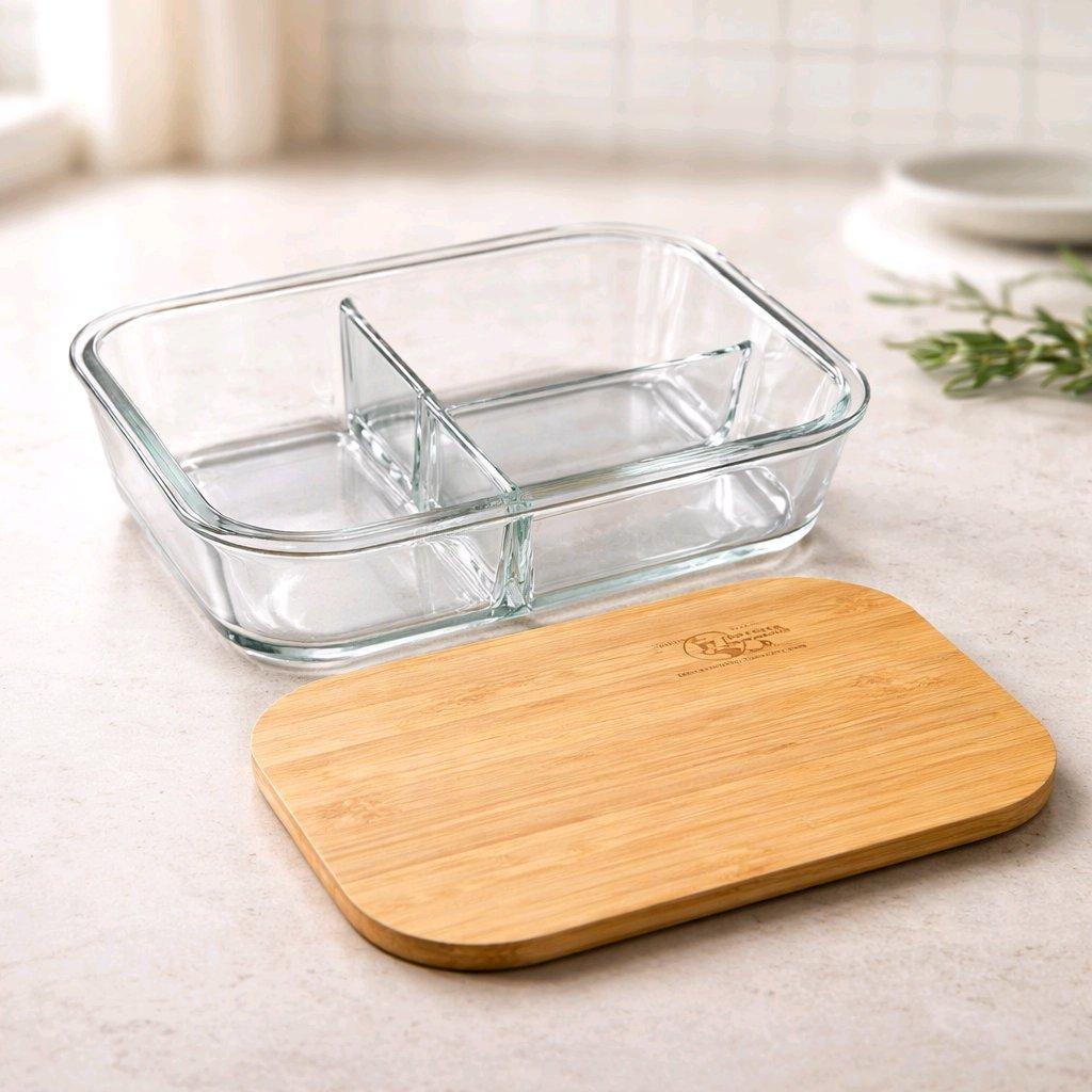 Lady Bag with Glass Bento Box Insert