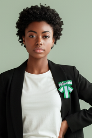 Links Grosgrain Ribbon Pin