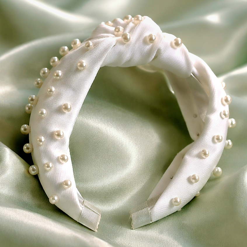 Pearl Knotted Headband