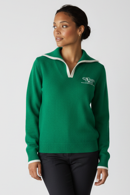 NEW! Linked in Style Signature Collection: Quarter Zip Sweater