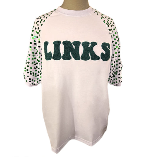 White Jersey-Style Short Sleeved T-Shirt