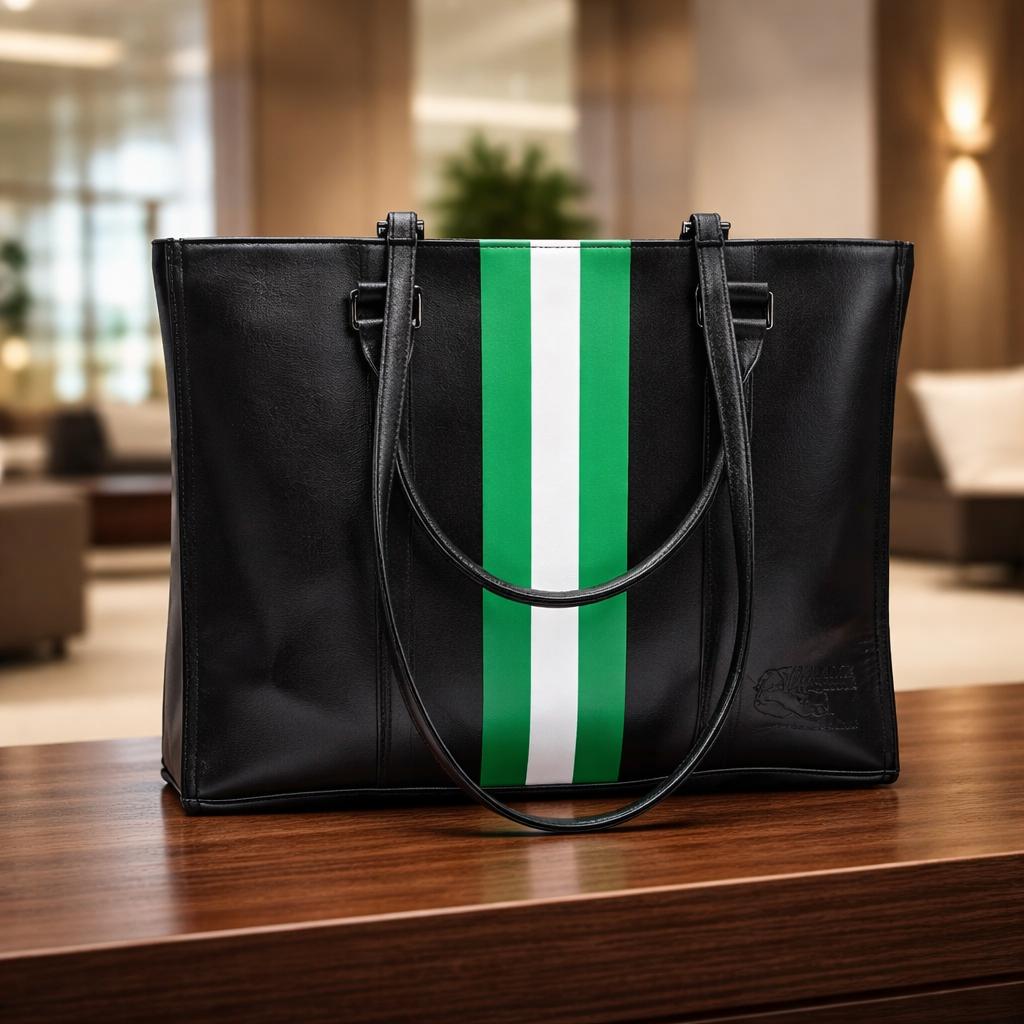 Vegan Leather Carry All Tote Bag