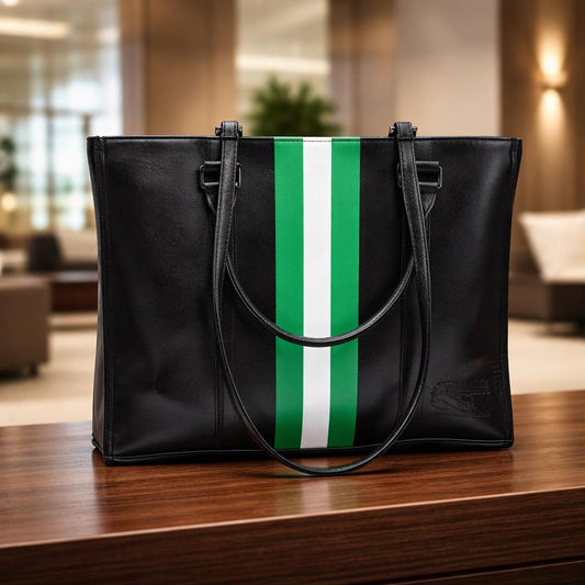 Vegan Leather Carry All Tote Bag