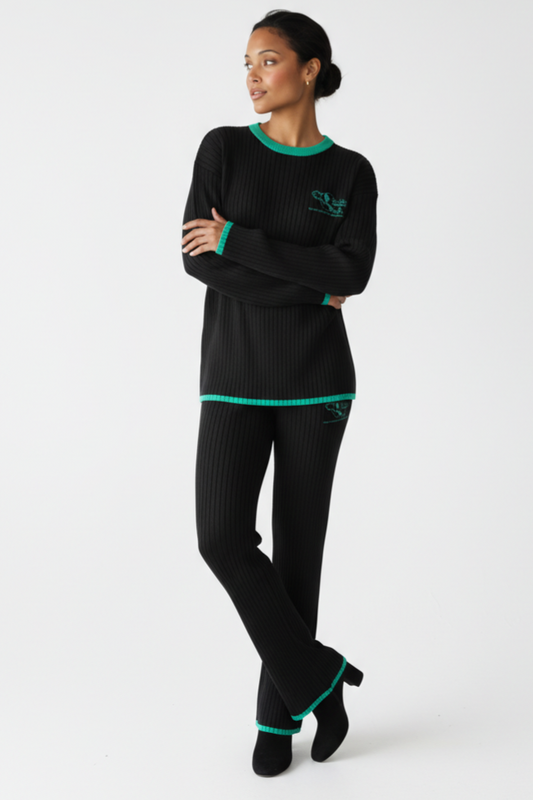 Cotton Sweater Set    2 Colors